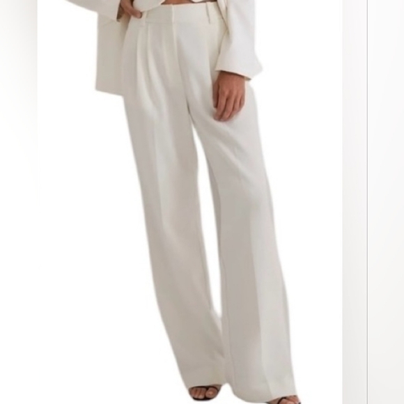 Favorite Daughter The Favorite Pant Petite Ivory Sz 8 NWT - Picture 1 of 13